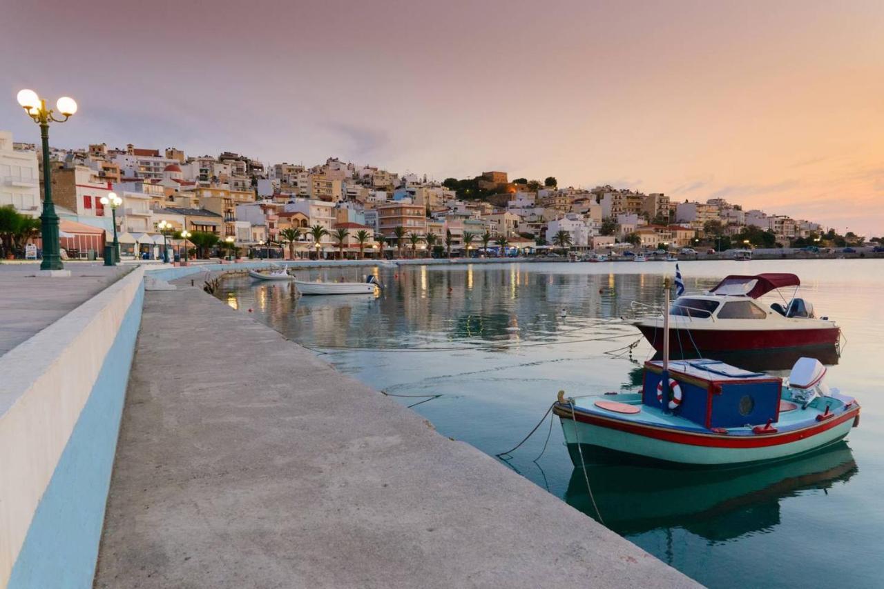 Authentic Cretan Stone Windmill Villa Sitia  Exterior photo